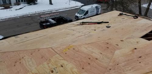 Attic Mold Remediation in Deerfield Results in Complete Roof Replacement by Contractor