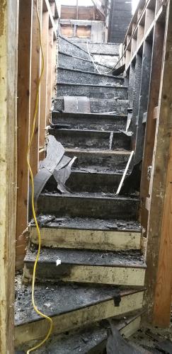 Fire Restoration Project in Elgin by Local Restoration Company
