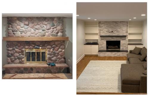 Fireplace Rehab in Northbrook